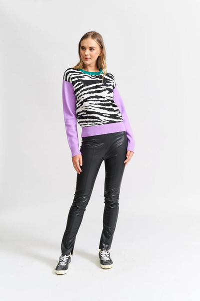 WE ARE THE OTHERS "Animal Colour Block Knit" 16