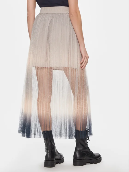ARMANI EXCHANGE - Ombre mesh patterned skirt! 10-12