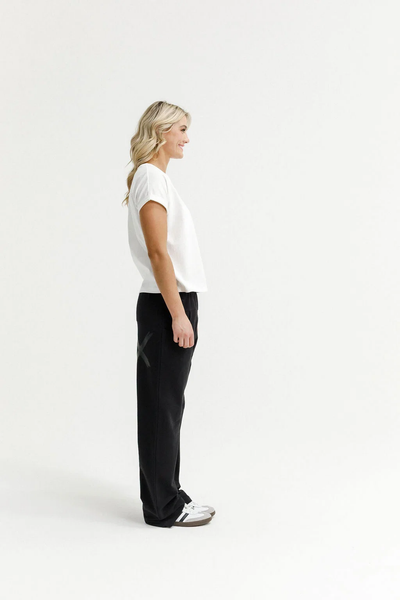 HOME-LEE "Avenue" cross print pants! 10-12