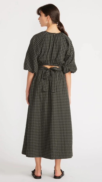 STAPLE THE LABEL "Cleo back" midi gingham dress! 12