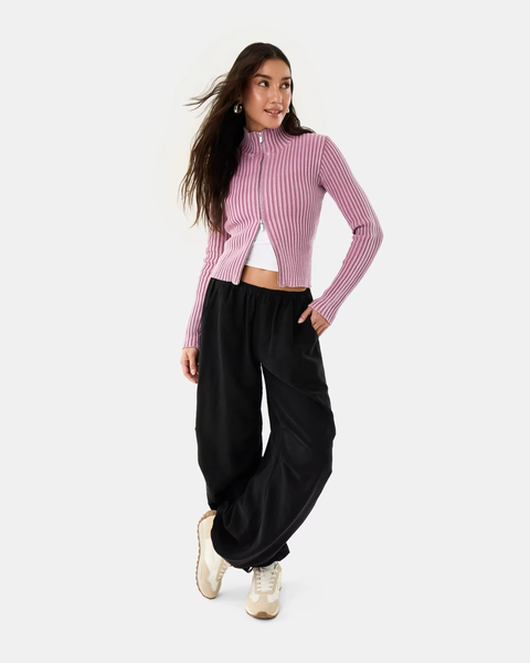 NO BRAND - Rib knit zip up jumper! 14