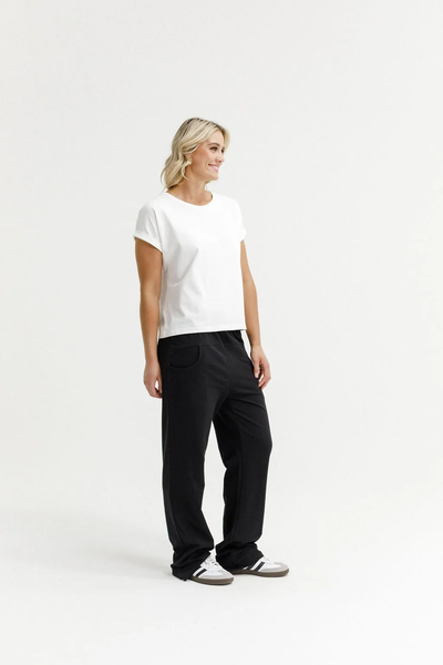 HOME-LEE "Avenue" cross print pants! 10-12