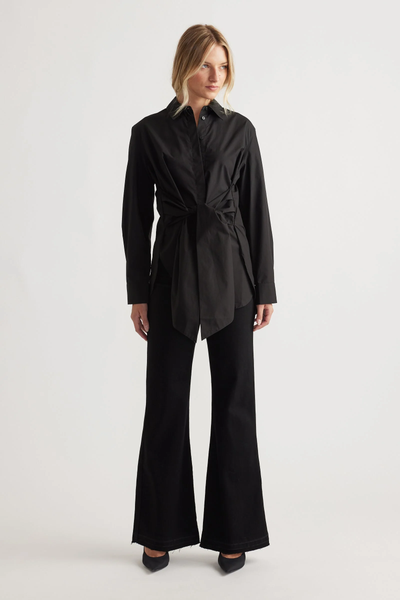 DECJUBA "Maggie" oversized tie front cotton shirt! 12