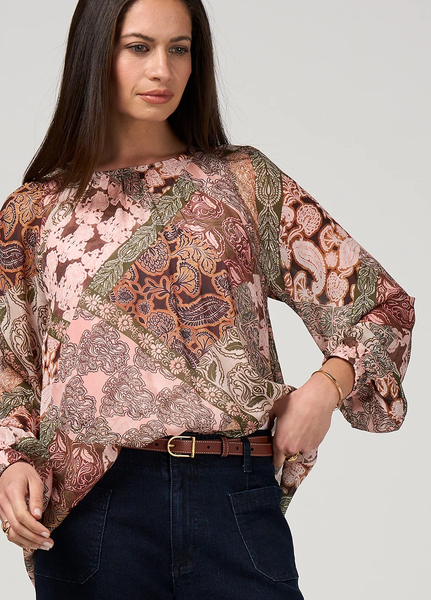 LOOBIE'S STORY (LN) "Byzantium" top - Blush print! 14