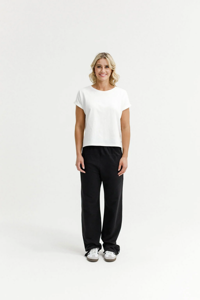 HOME-LEE "Avenue" cross print pants! 10-12