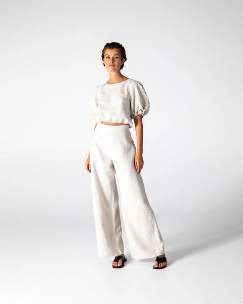 RUBY - Kendall linen crop blouse! 12