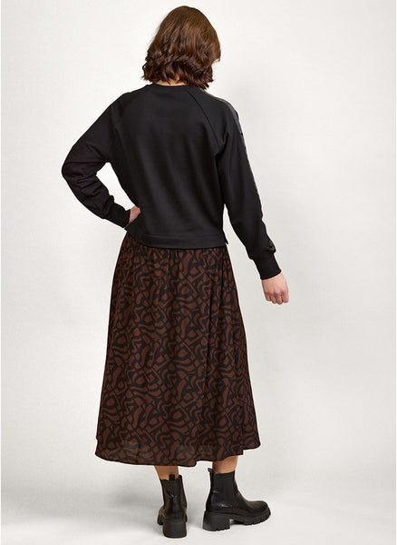 KNEWE (LN) Rebel sweater dress - Choc print! 14