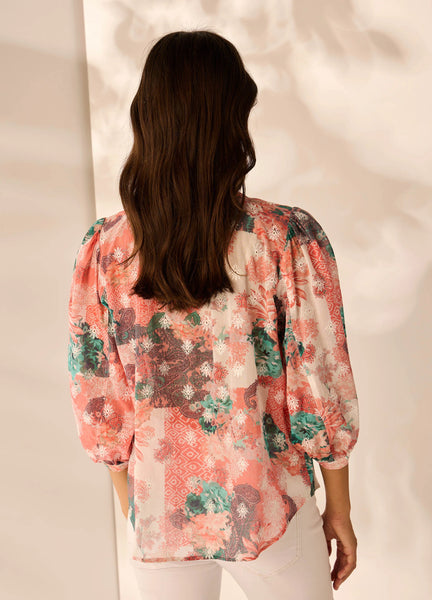 LANIA (LN) Chantelle embroidered cotton shirt! 14