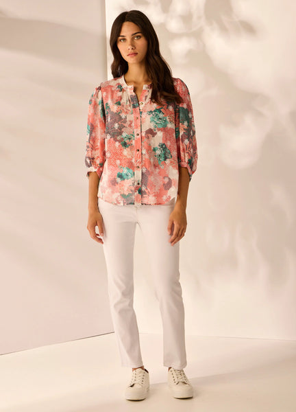 LANIA (LN) Chantelle embroidered cotton shirt! 14