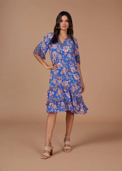 LOOBIE'S STORY - Luminary blue floral dress! 10