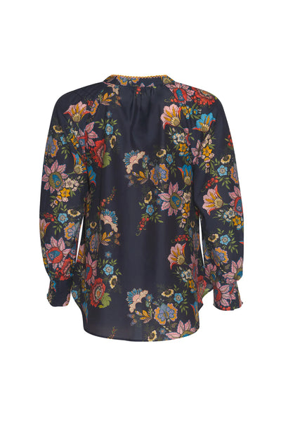 LOOBIE'S STORY - Floral Gala cotton silk shirt!! 16