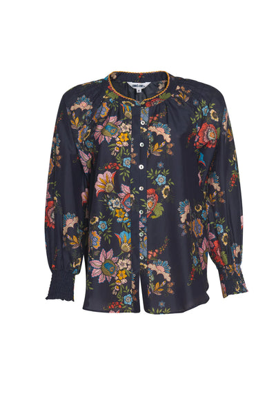 LOOBIE'S STORY - Floral Gala cotton silk shirt!! 16
