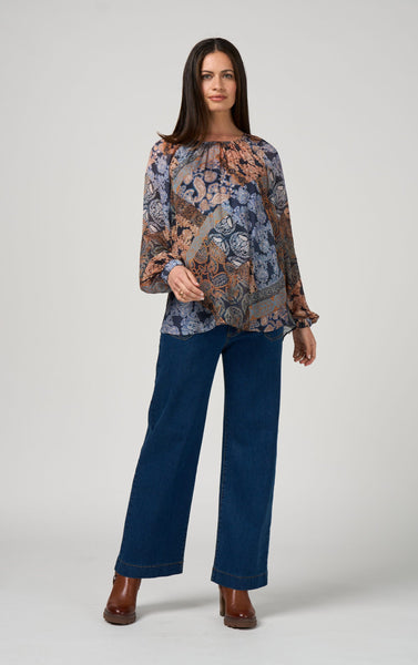 LOOBIE'S STORY (LN) Byzantium top - Indigo print! 14