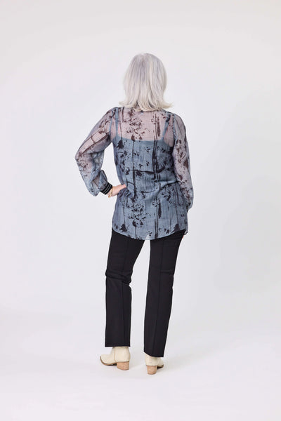 LEMON TREE (LN) Liza sheer tencel pintuck blouse! 16