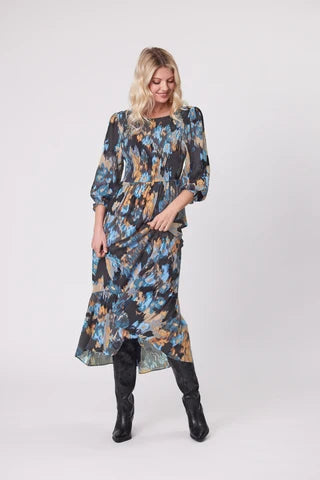 LEMON TREE "Annabel" viscose midi dress! 18