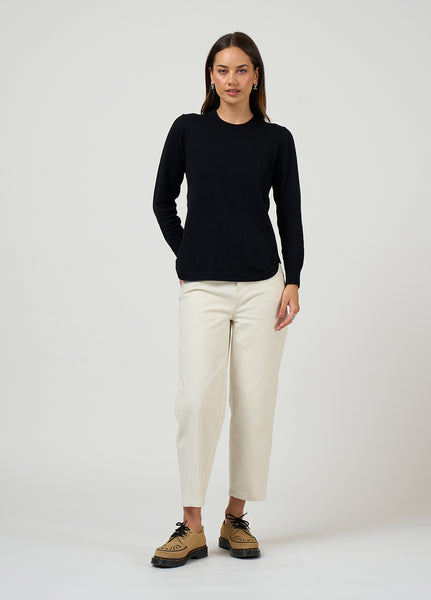 MADLY SWEETLY (LN) Tetris barrel  twill pant - Vanilla! 16