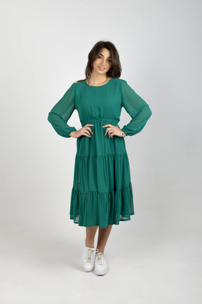 BLANK SPACE (LN) NZ - Isabel midi dress - Emerald! 12