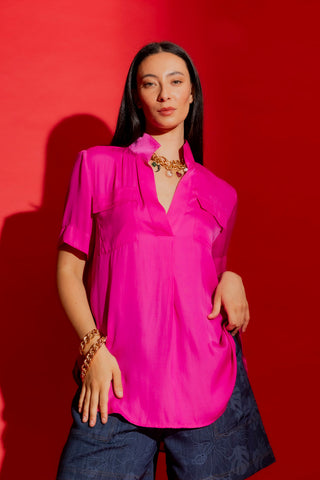 MOTTO (LN) Cargo blogger shirt - Pink! 16