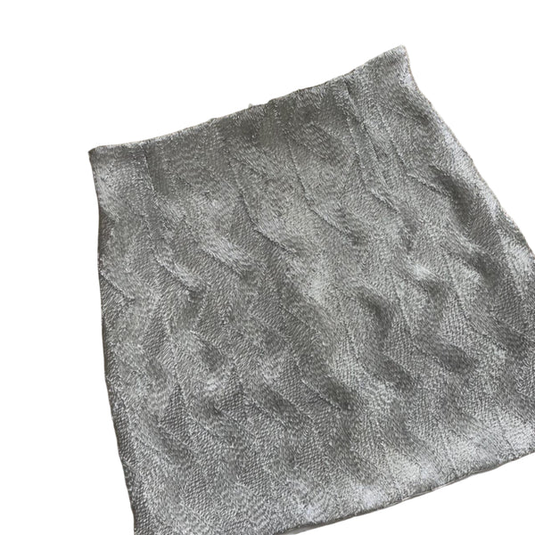 MANNING CARTELL (LN) AU - Silver woven "no filter" mini skirt! 14