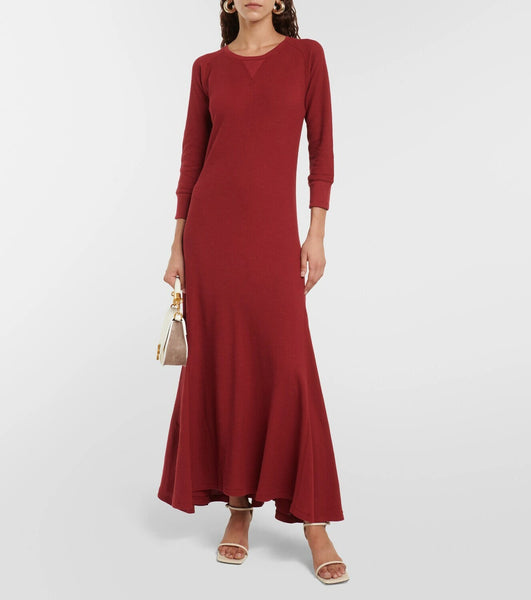 POLO by Ralph Lauren (LN) Cotton knit midi dress! 8-10