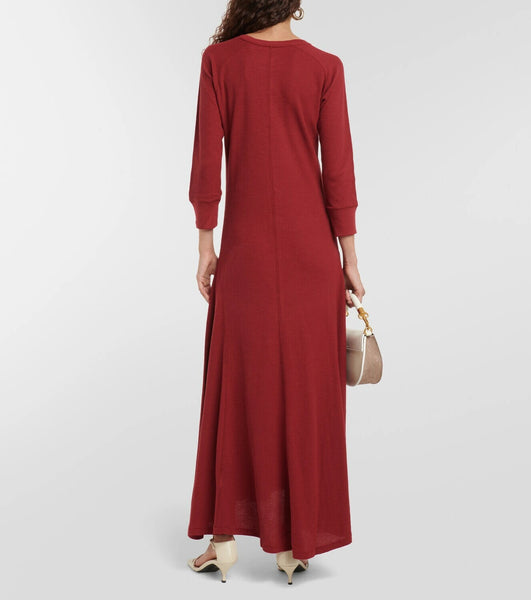 POLO by Ralph Lauren (LN) Cotton knit midi dress! 8-10