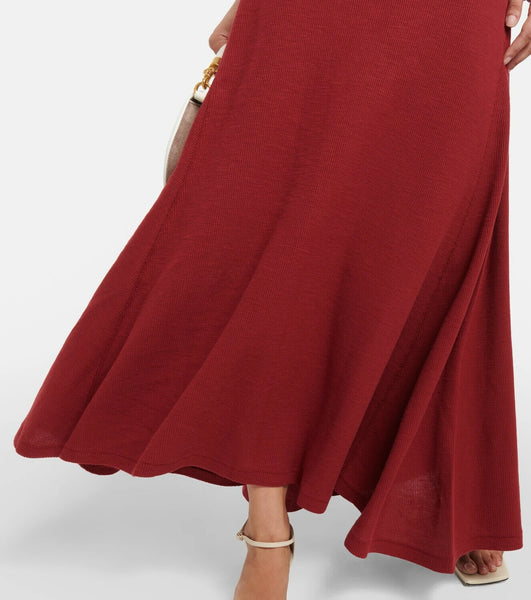 POLO by Ralph Lauren (LN) Cotton knit midi dress! 8-10