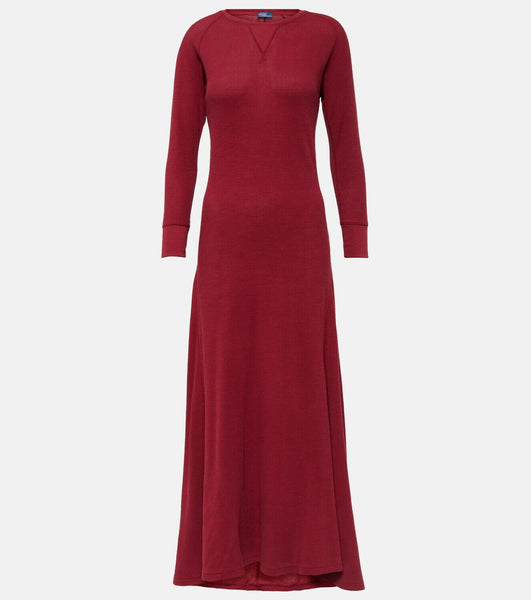 POLO by Ralph Lauren (LN) Cotton knit midi dress! 8-10
