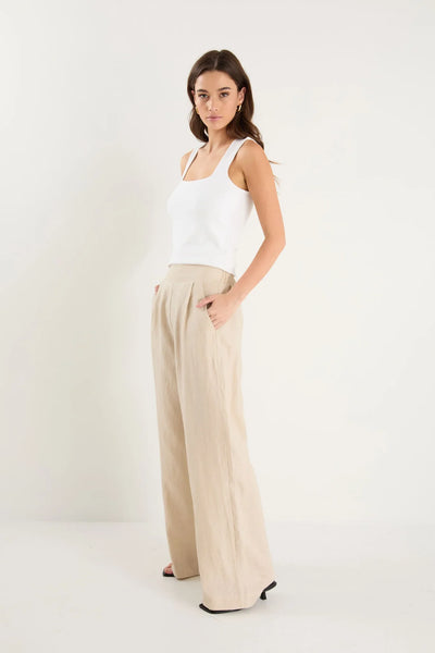AMONG THE BRAVE "Guardian" wide leg linen pant! 16