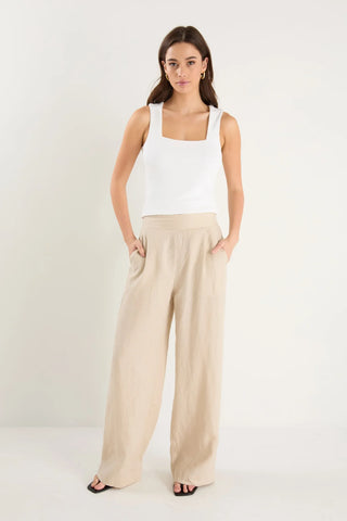 AMONG THE BRAVE "Guardian" wide leg linen pant! 16