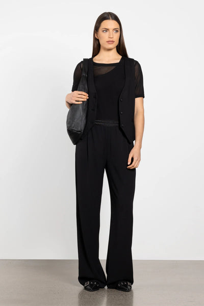 REPERTOIRE "Dakota" glitter waistband wide leg pant! 14