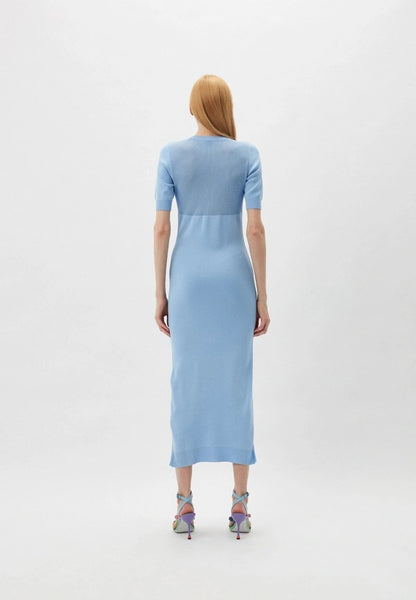 ARMANI EXCHANGE (BN) Mesh panel knit maxi dress! 10