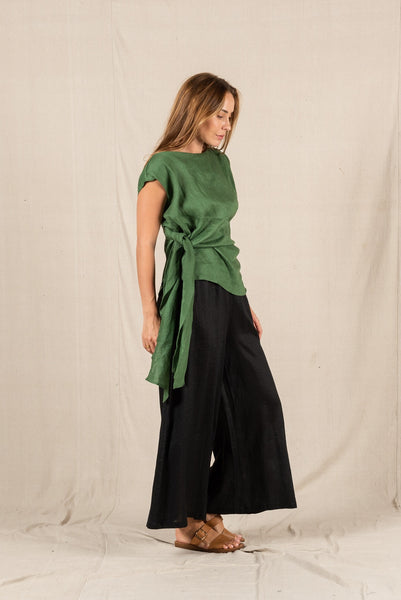 VALERIA LABEL (LN) Rihanna linen wrap top! 14