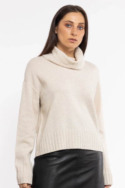 REPERTOIRE - Lambswool blend turtle-neck jumper! 10-14