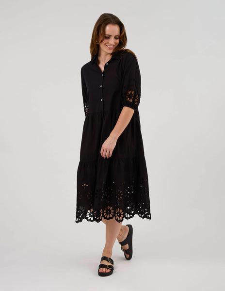 STELLA + GEMMA (LN) "Lainey" broderie detail midi dress! 14