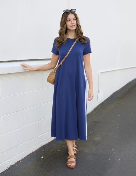 STELLA + GEMMA (LN) "Leah" dress - Navy stripe! 16