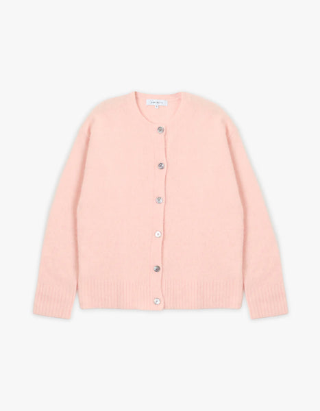 SUPERETTE - Angora blend Coven cardi - Peach! 10-12