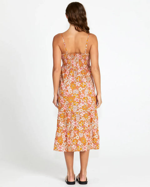 SASS (BN) "Eleanor waisted" 70s floral midi dress! 12