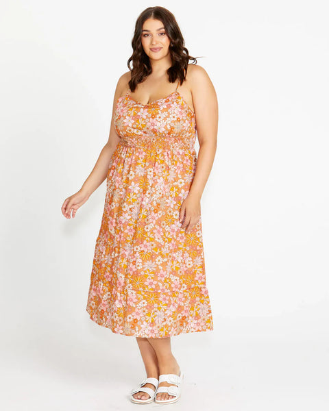 SASS (BN) "Eleanor waisted" 70s floral midi dress! 12