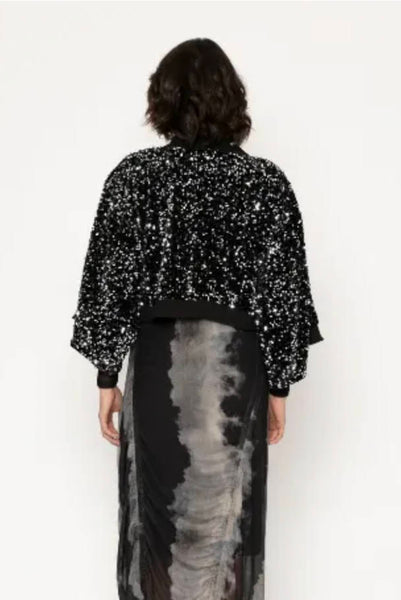 BLACKLIST - Mirage sequin crop jacket! 14-16