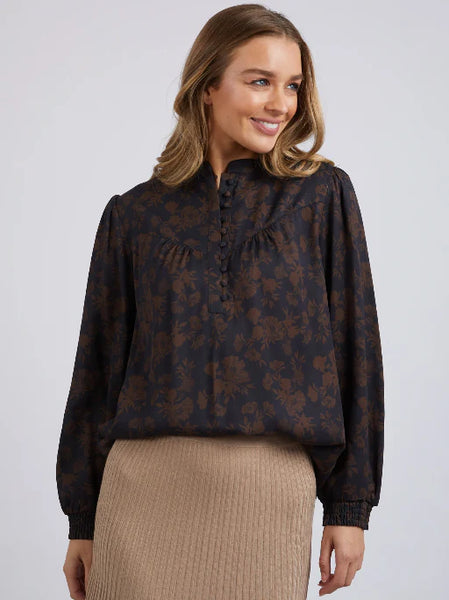 FOXWOOD - Belladonna earthy toned floral top! 16