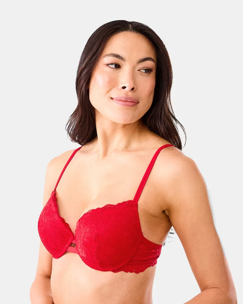 ANKO (BN) Red lace push up bra! 16B