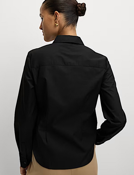 M&S (BN) Cotton rich fitted collared shirt! 8-10