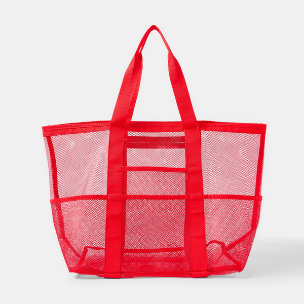 ANKO (LN) Mesh beach tote bag - Red!