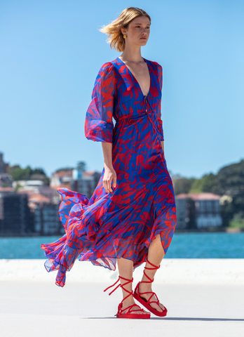 SHONA JOY (BN) Flore lace front maxi dress! 10