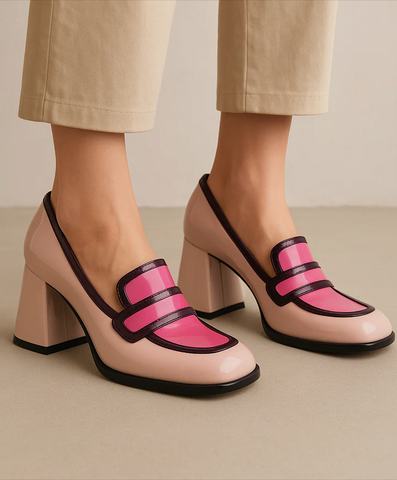 TAMARA LONDON (LN) Leather platform heels! 10