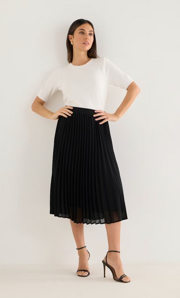 OLVER BLACK (BN) "Sunray" pleat skirt! 12