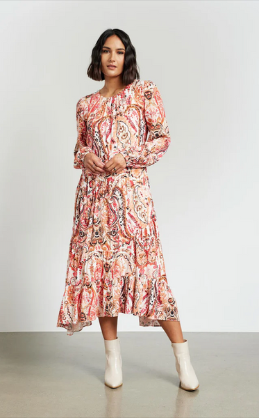 ET ALIA (LN) Eden midi dress - Arabella print! 10-12