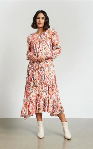 ET ALIA (LN) Eden midi dress - Arabella print! 10-12