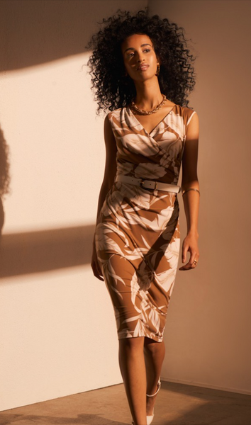 JOSEPH RIBKOFF (LN) CA - Palm wrap dress! 10