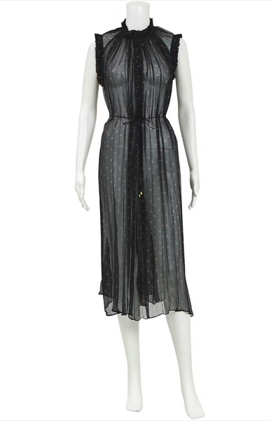 ZIMMERMANN - Silk crepe floral ruffle detail dress! 12